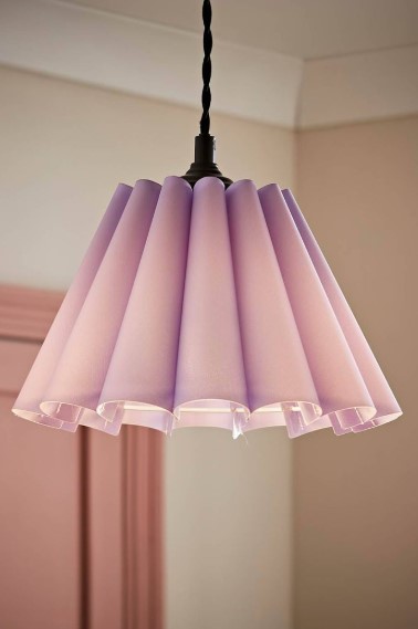 Pastel-Colored Lampshades