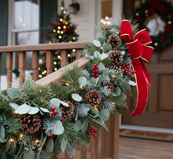 Pinecone Eucalyptus Garland