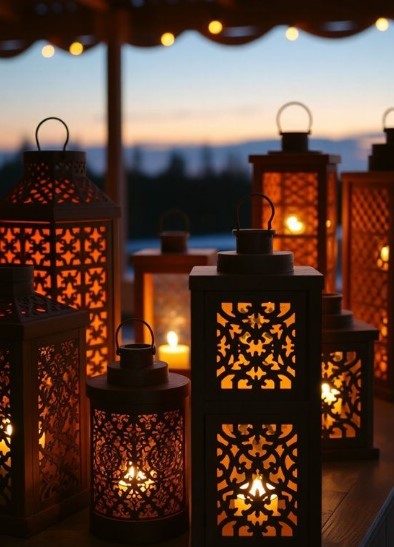 Place Decorative Lanterns