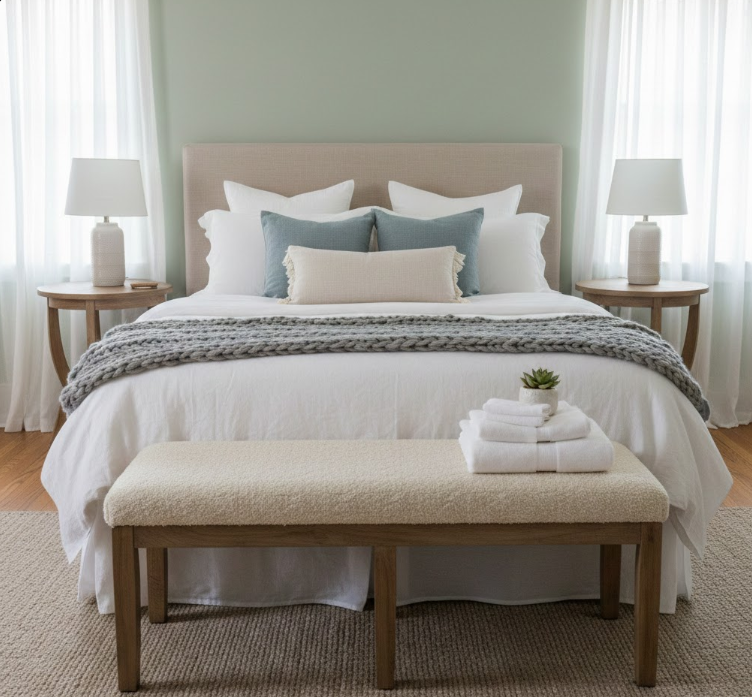 Place a Bench at the Foot of the Bed