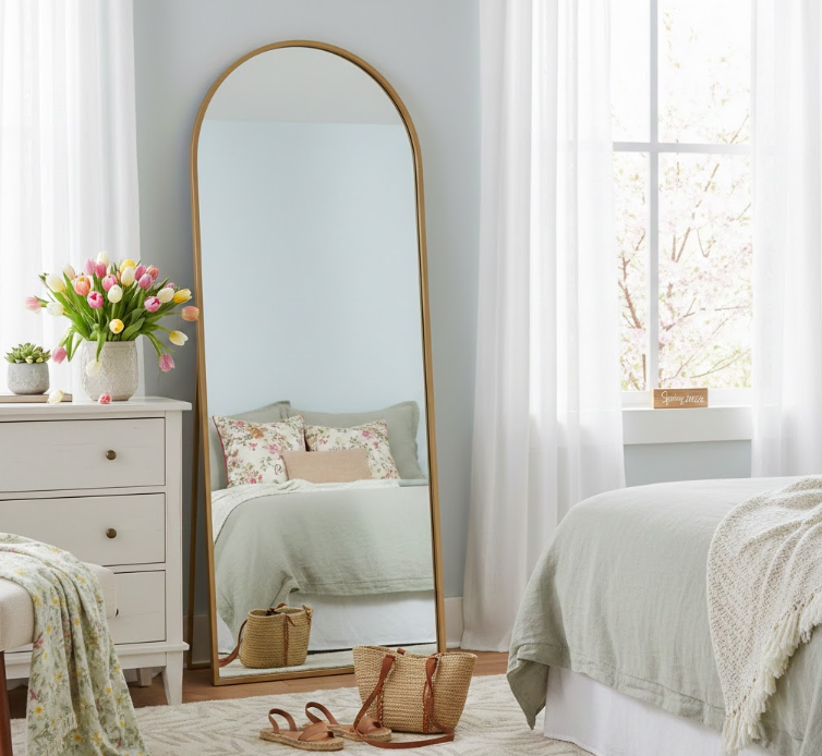 Place a Full-Length Arched Mirror