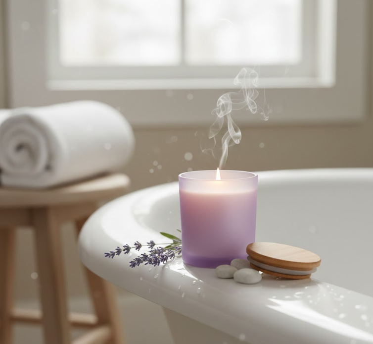 Place a Lavender Scented Candle