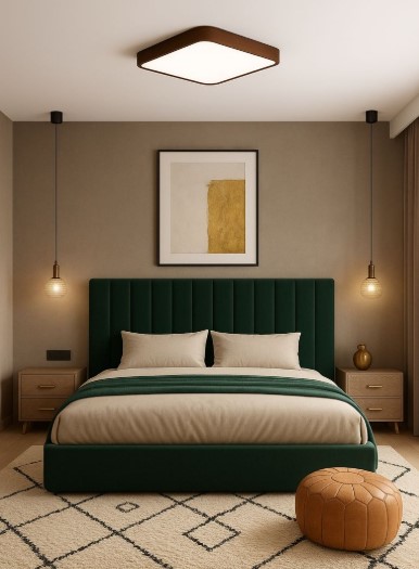 Plush Velvet Headboard