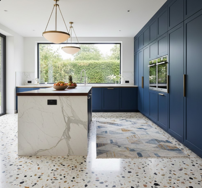 Polished Terrazzo Flooring