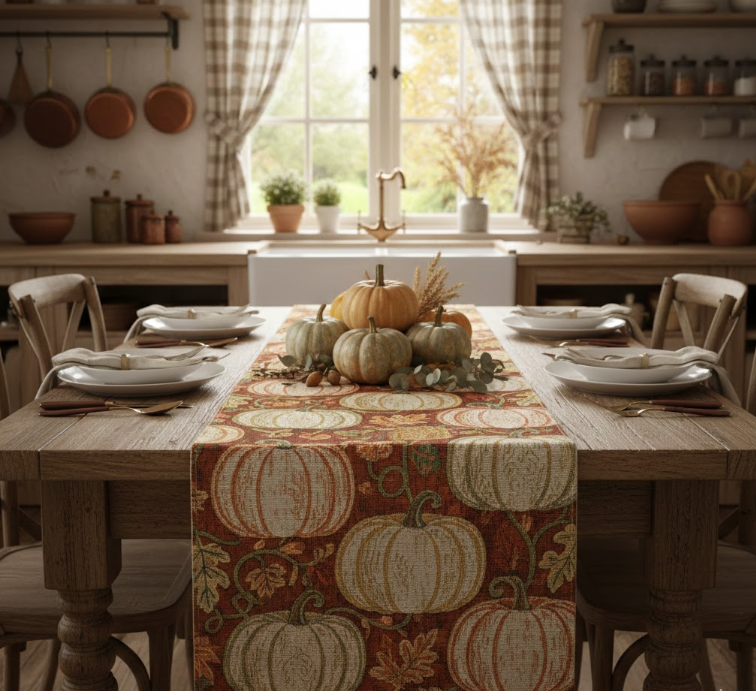 Pumpkin Table Runner