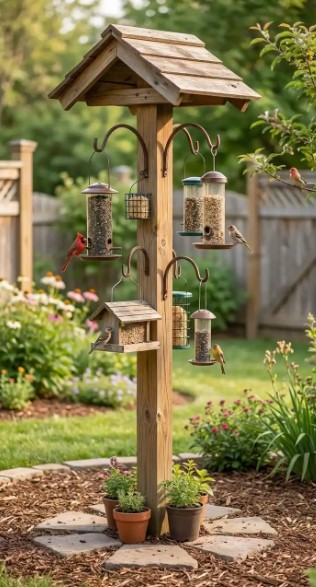 Put Up a Bird Feeder