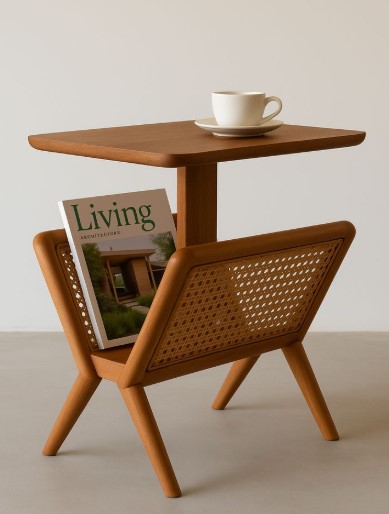 Rattan Side Table