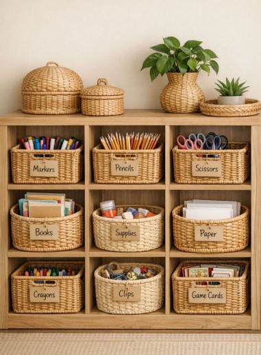 Rattan Storage Baskets