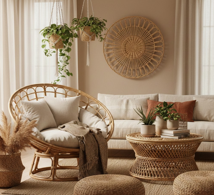 Rattan and Wicker Accents