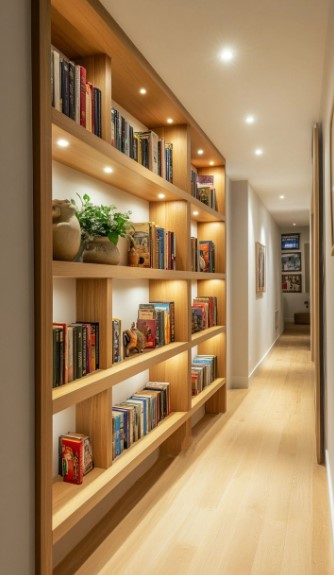 Recessed Shelving Unit
