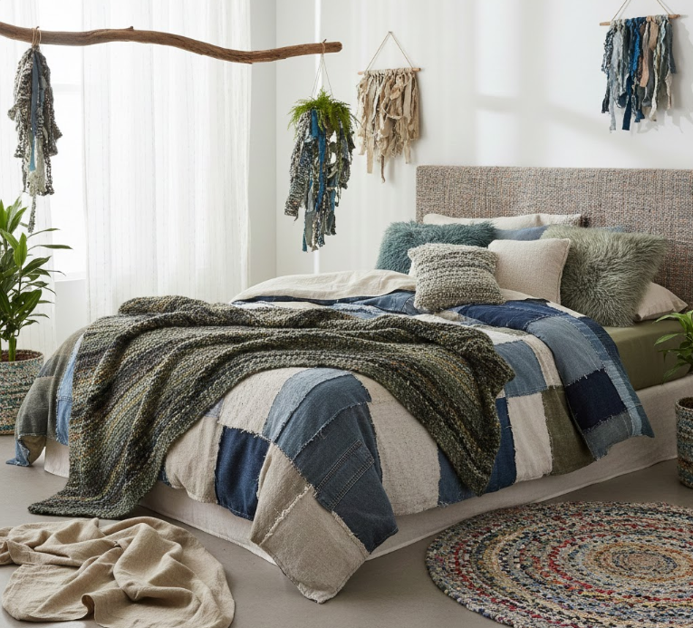 Recycled Textile Layering 