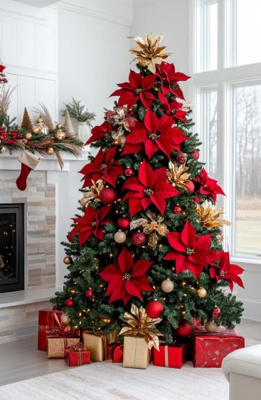 Red-And-Gold Christmas Tree