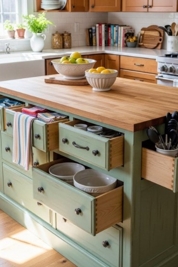 Repurposed Kitchen Island