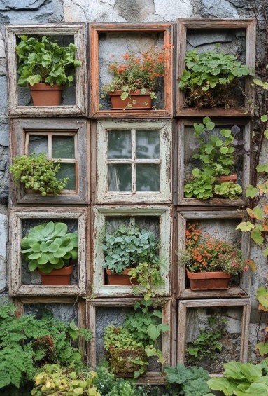 Repurposed Window Frames