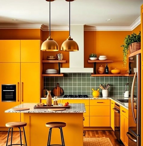 Retro 70s Kitchen