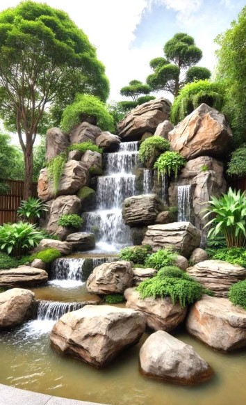  Rock Waterfall