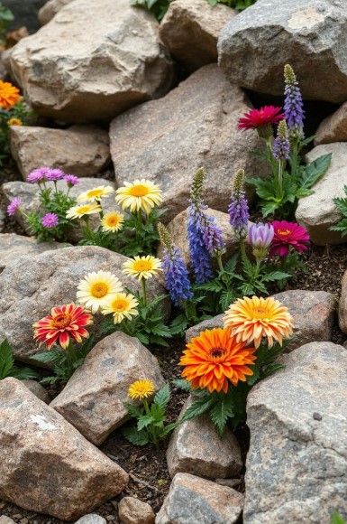 Rock and Flower Mix