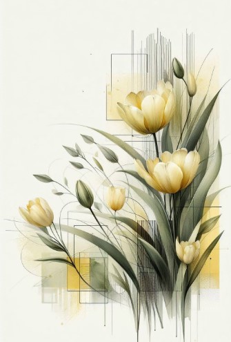 Rustic Botanicals with a White Pop