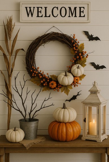 Rustic Charm with Subtle Spooky Touches