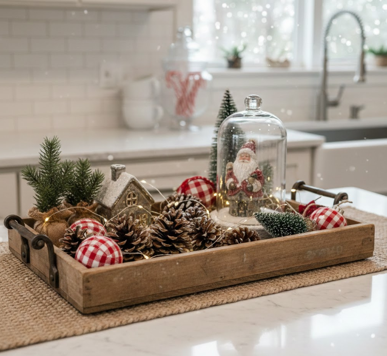 Rustic Farmhouse Tray Displays