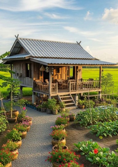 Rustic Homestead Nook