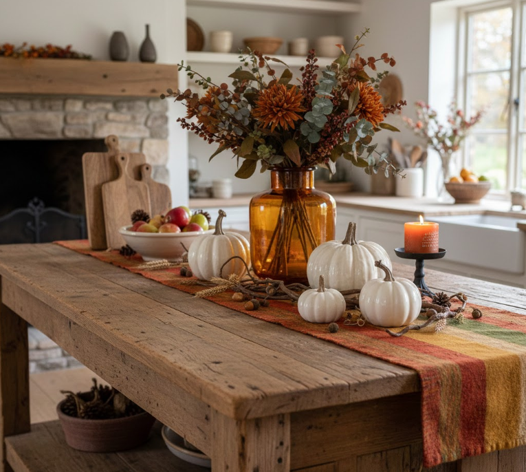 Rustic Kitchen Island Decor