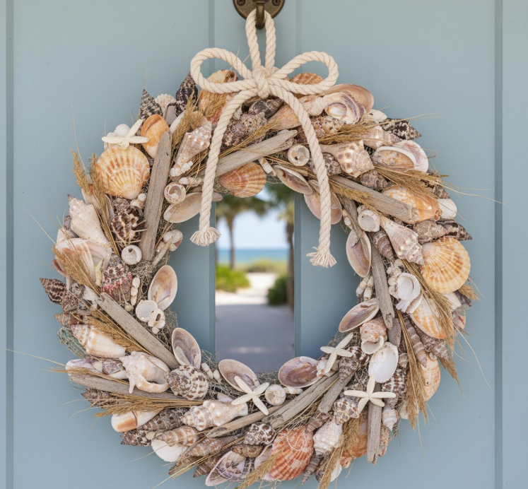 Seashell Beach Wreath