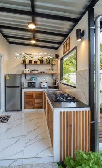 Semi-Outdoor Kitchen