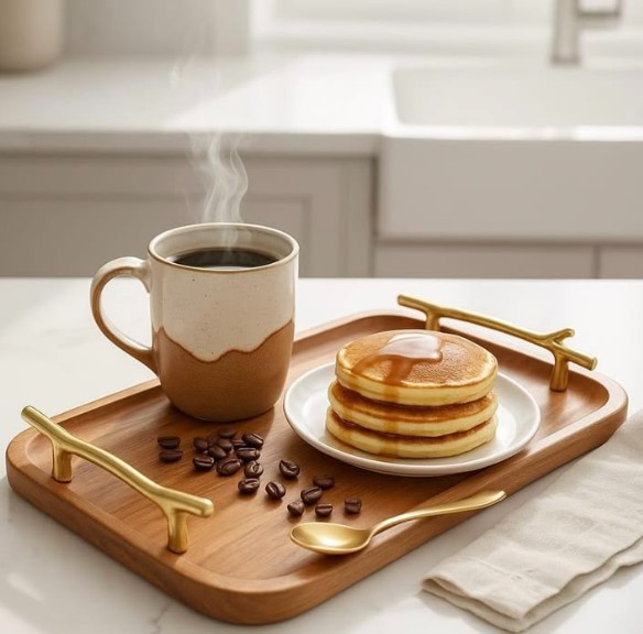 Serve in Style with a Handled Tray