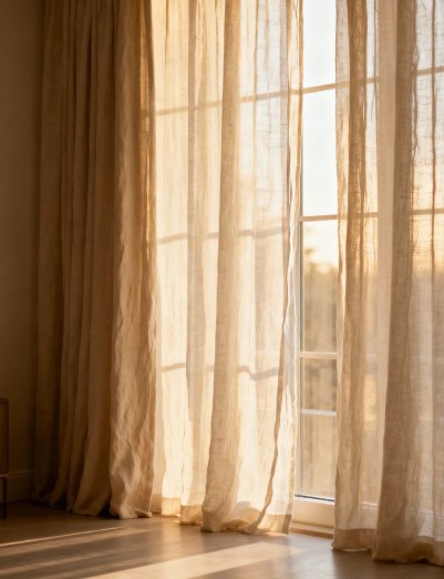 Sheer Linen Curtains