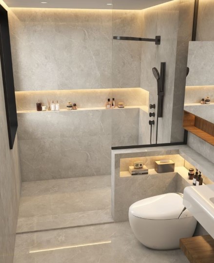 Shower Niches Are a Tiny Luxury
