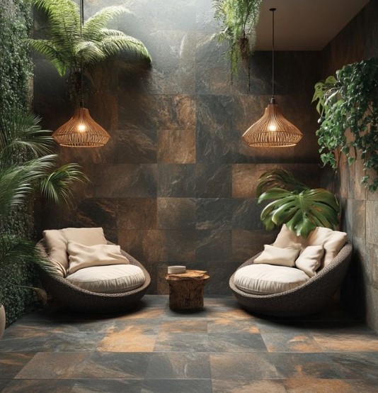 Slate Tile Accents