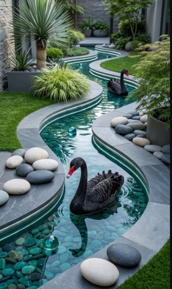 Sleek Black Oasis