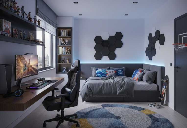 Sleek and Playful Oasis