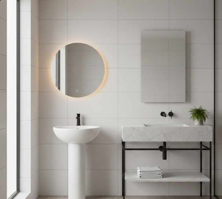 Slim Pedestal or Console Sinks