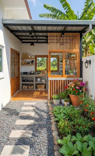 Small Outdoor Kitchen