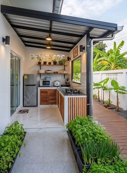 Small Patio Kitchen
