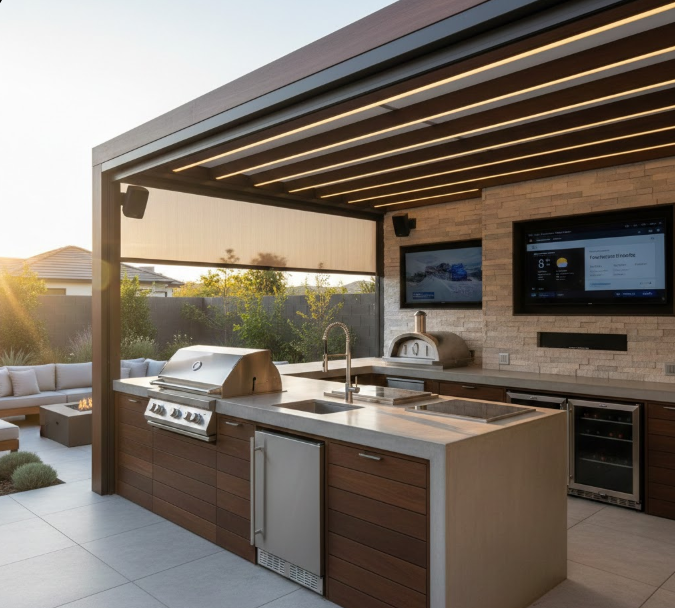 Smart Outdoor Kitchen