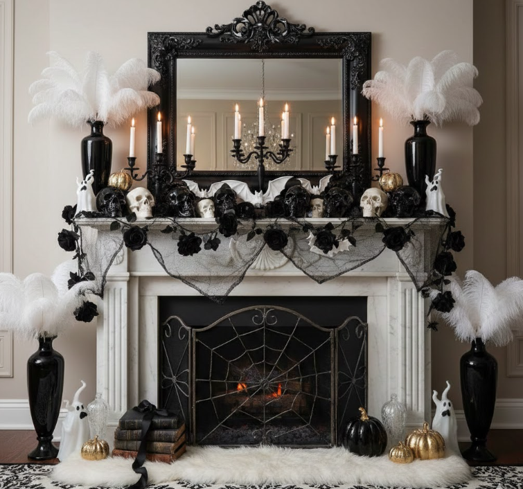 Sophisticated Black and White Glamour