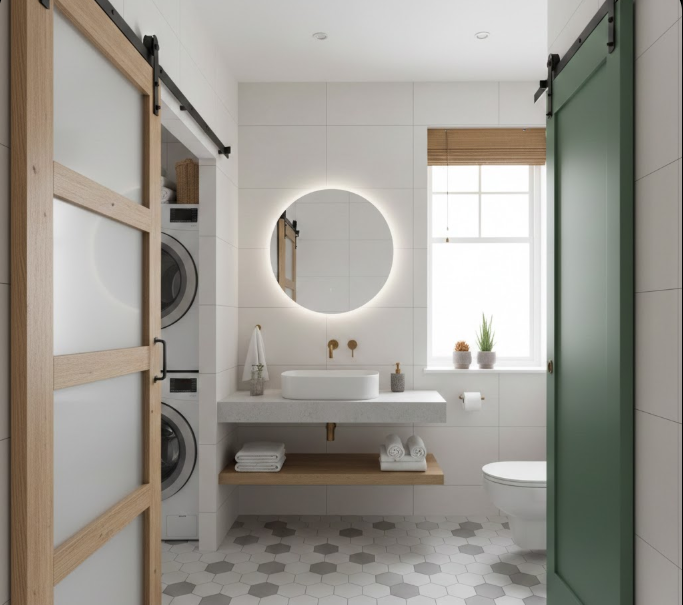 Space-Saving Barn and Pocket Doors