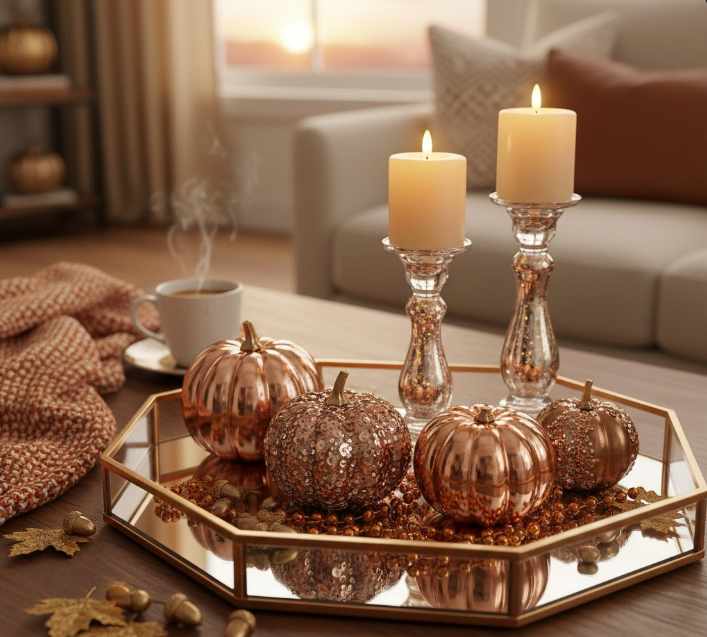 Sparkly Mirrored Display