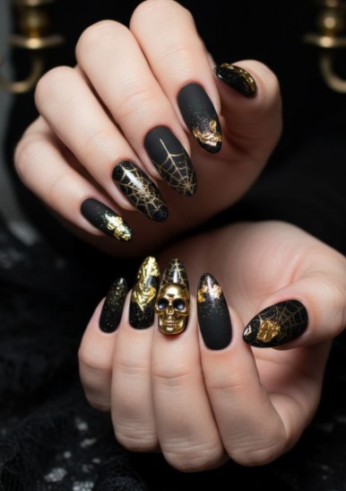 Spook Chic with Spiderwebs and Skulls