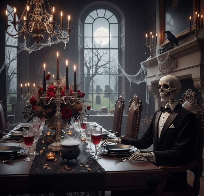 Spooky Dinner Guest