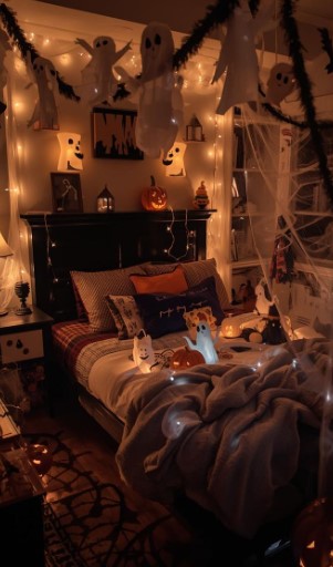 Spooky Halloween Room Decor