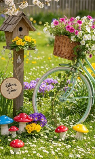 Spring Garden Decorating