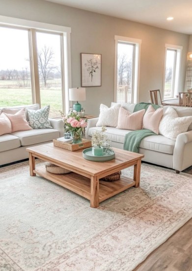 Spring Living Room Decor