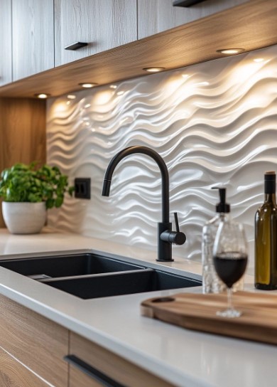 Statement Backsplash
