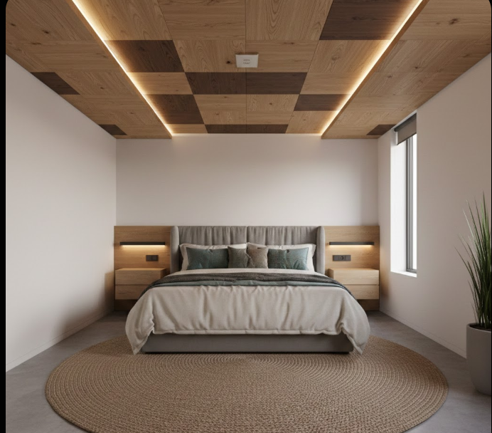 Statement Ceilings for Low Rooms