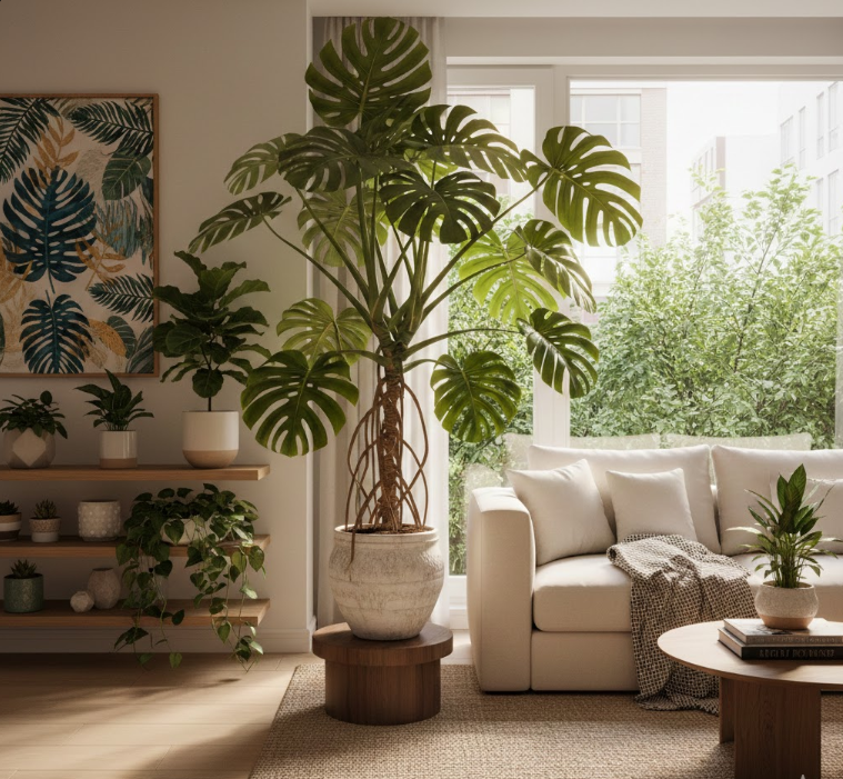 Statement Monstera Display