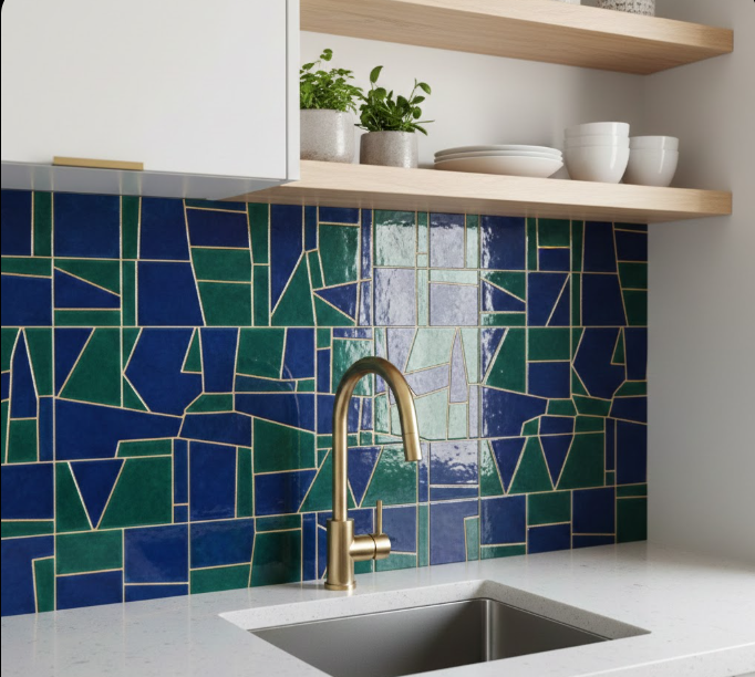 Statement Small-Scale Backsplash